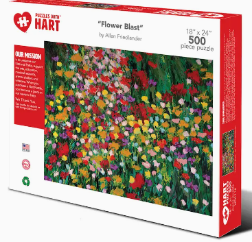 Flower Blast 500pc puzzle